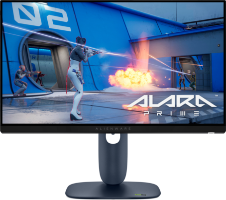 View forward-facing Alienware AW2525HM Gaming Monitor.