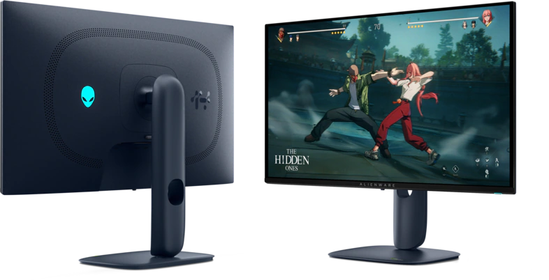 View Alienware 27 280Hz QD-OLED Gaming Monitor AW2725D. Gameplay on screen is of The Hidden Ones.