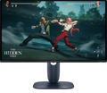 View forward-facing Alienware 27 280Hz QD-OLED Gaming Monitor AW2725D. Gameplay on screen is of The Hidden Ones.