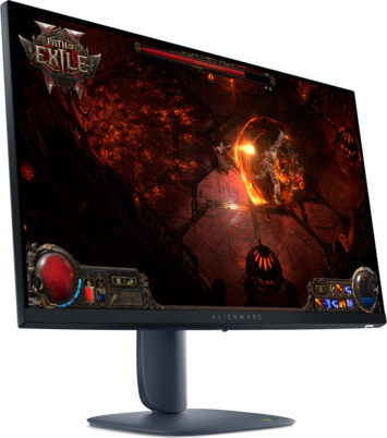 View right-facing Alienware AW2725DM Gaming Monitor