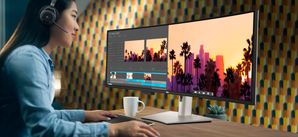  Dell UltraSharp 49 Curved USB-C Hub Monitor - U4924DW 