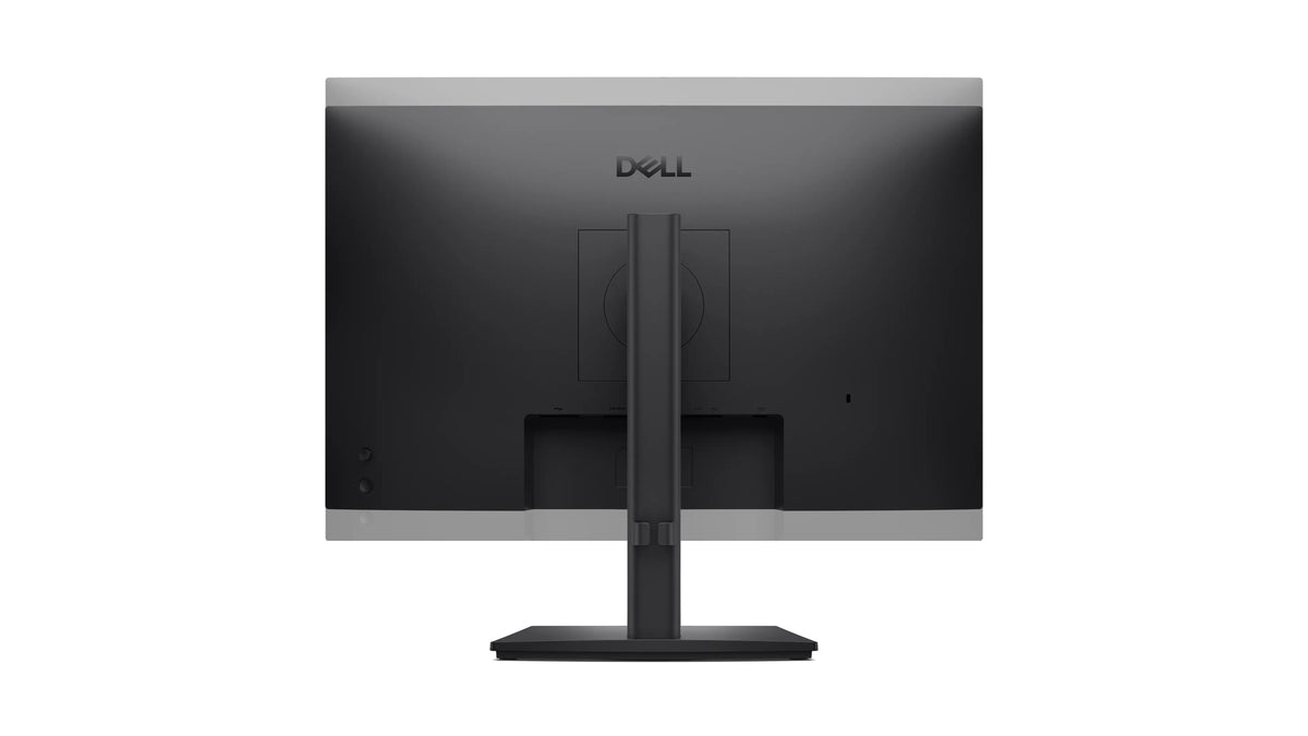 Rear view highlighting the height positions of the Dell Pro 24 Video Conferencing Monitor.