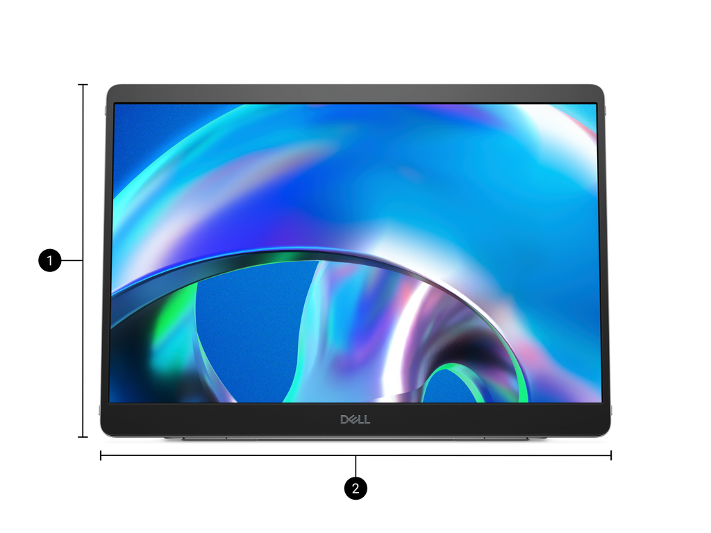 Dell Pro Plus P1425 14" Portable Monitor - WUXGA, USB-C