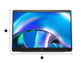 Dell Pro Plus P1425 14" Portable Monitor - WUXGA, USB-C