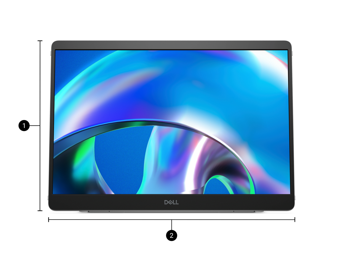 Dell Pro Plus P1425 14" Portable Monitor - WUXGA, USB-C