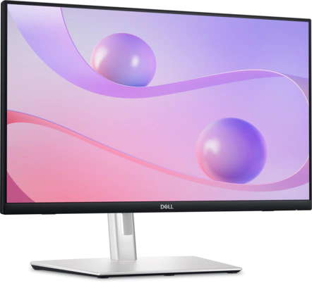 View right-facing Dell Pro 24 Plus Touch USB-C Hub Monitor - P2424HT