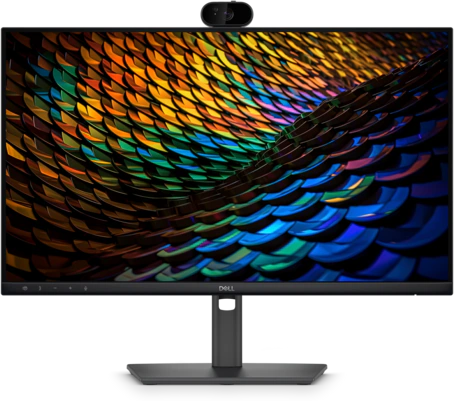 View forward-facing P2426HEB Video Conferencing Monitor