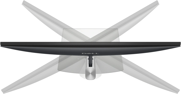 View top-down P2725DE 27-inch P-Series Monitor