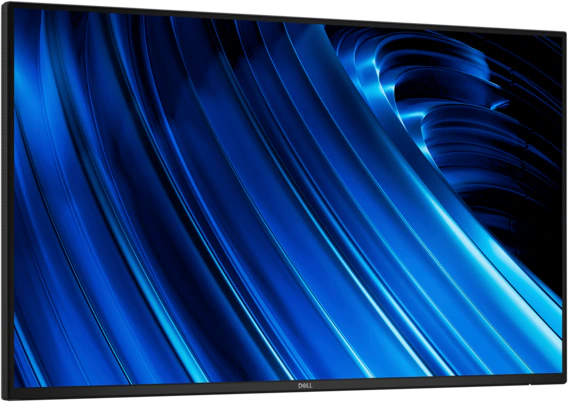 View right-facing Dell Pro P Series Non-Hub P2726H Monitor WOST.