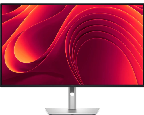 View forward-facing Straight on shot of Dell Pro 32 Plus 4K USB-C Hub Monitor