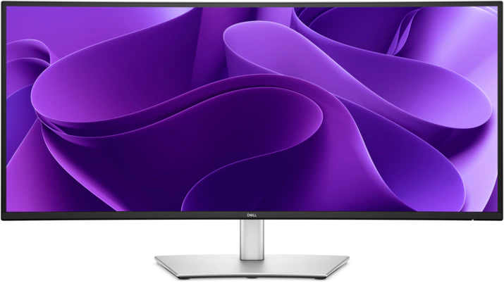 View forward-facing Straight on shot of Dell Pro 34 Plus USB-C Hub Monitor