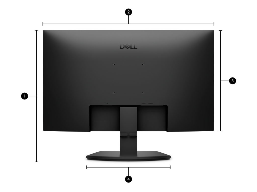 Dell SE2726H 27" FHD 144Hz IPS Monitor - 1ms, 2x HDMI