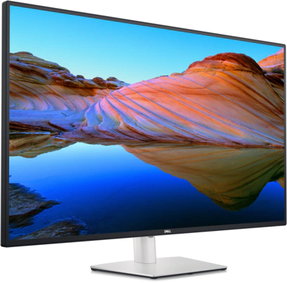 View right-facing Dell UltraSharp 43 4K USB-C Hub Monitor - U4323QE