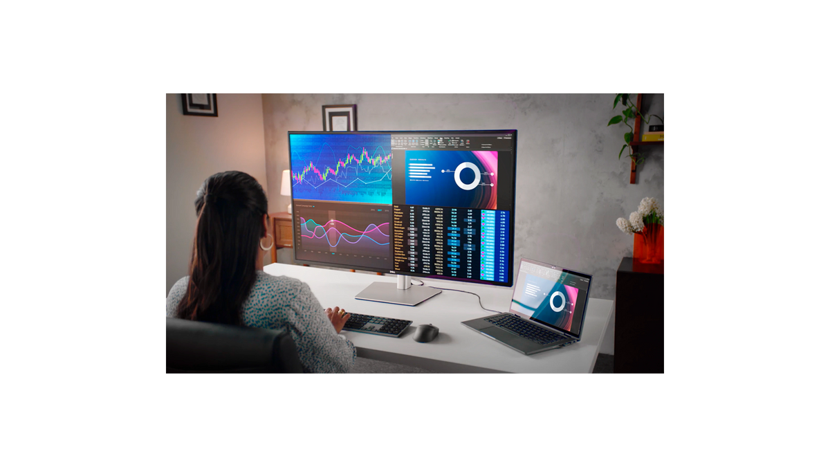 Concebido para mais — Monitor Dell UltraSharp 43 4K com Hub USB-C — U4323QE