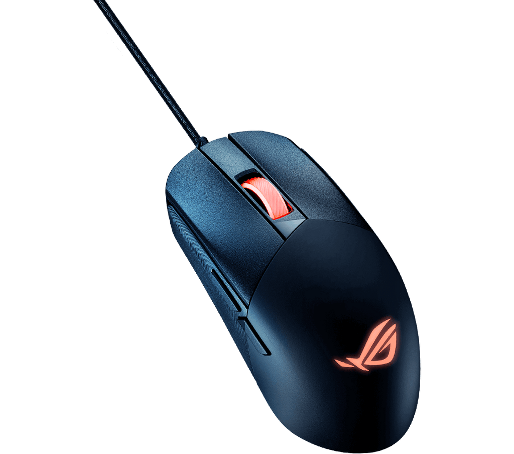 Shows the ROG Strix Impact III in a top view