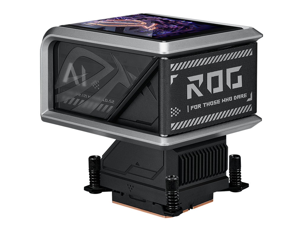 Detailed view of the reinforced metal standoff system, showing precision-threaded bolts and a wide base design that provides a solid foundation for the CPU cooling bracket.