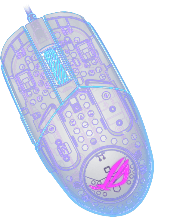 An image showing the inside structure of the ROG Strix Impact III