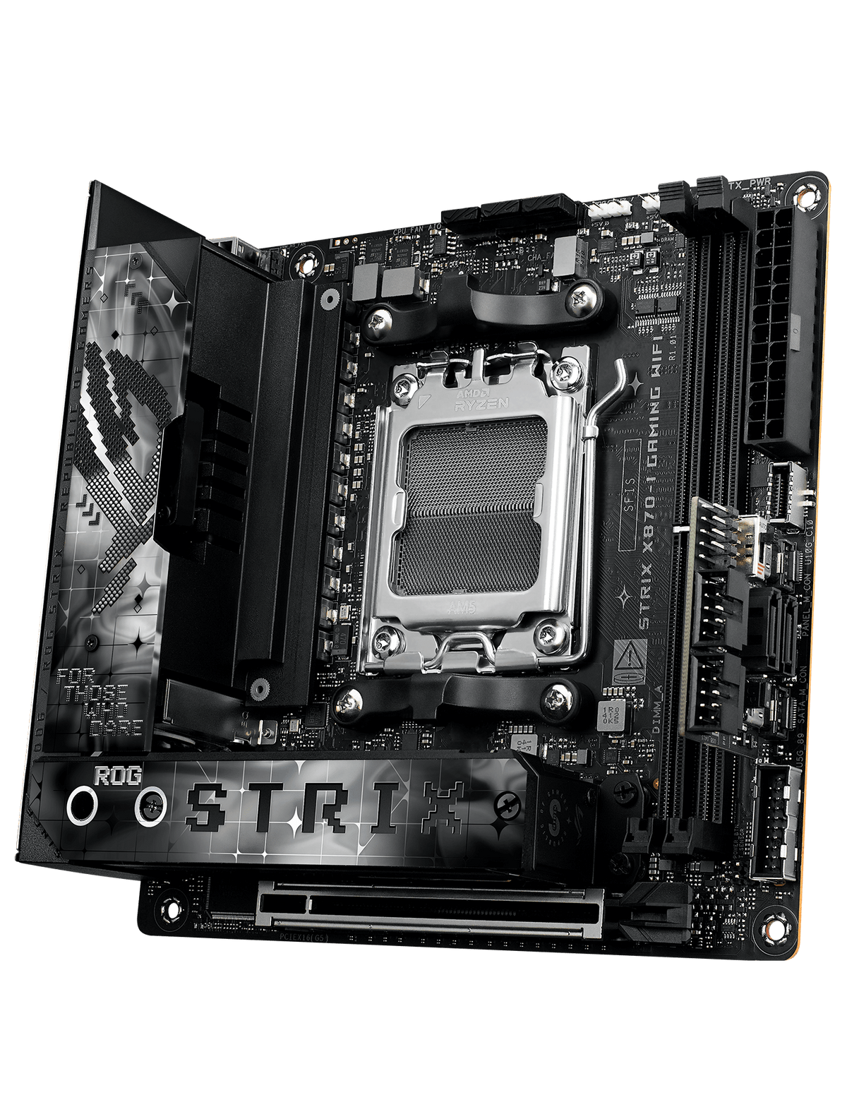 The ROG Strix X870-I is ready to launch into lightspeed.