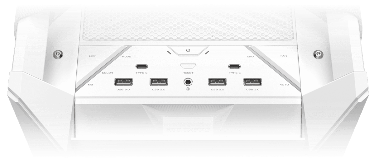 Helios II front I/O panel