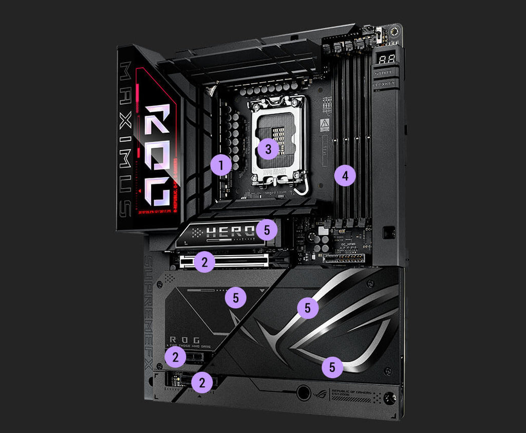 Performance specs of the ROG Maximus Z890 Hero BTF