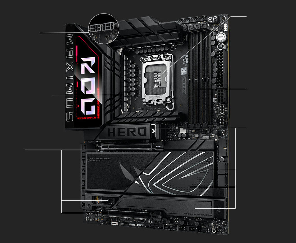 Performance specs of the ROG Maximus Z890 Hero