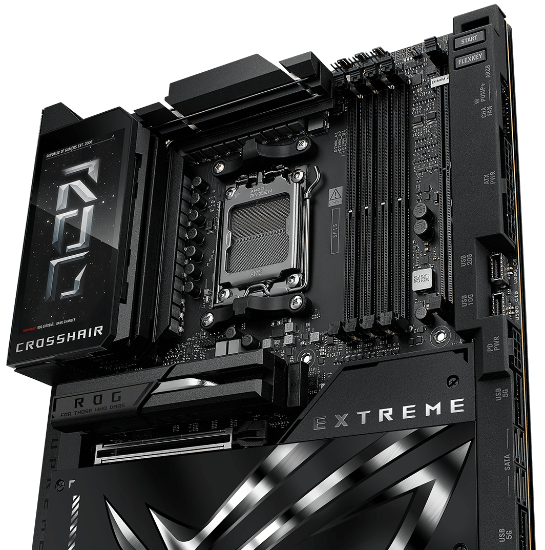 The ROG Crosshair X870E Extreme features 20+2+2 power stages