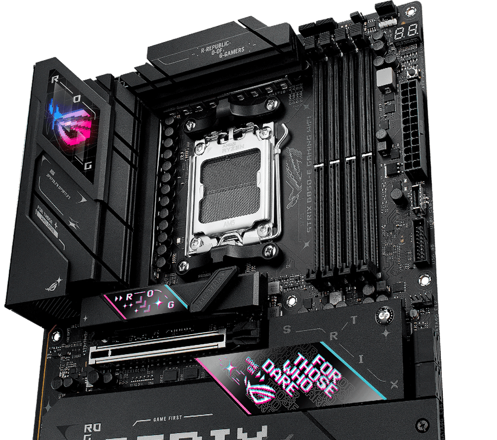The ROG Strix B850-E features 16+2+2 Power Stages rated for 110 amps.