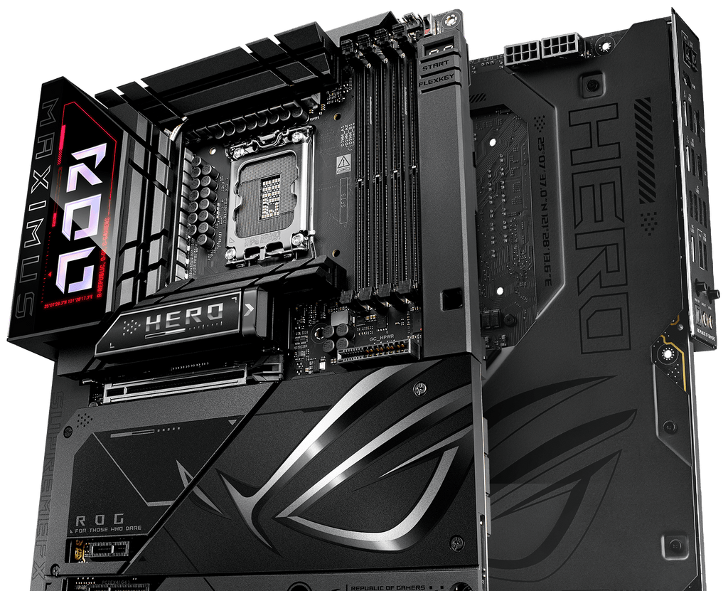 The ROG Maximus Z890 Hero BTF features 22+1+2+2 power stages