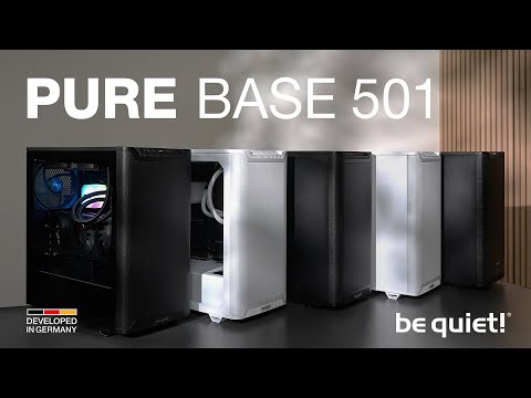 be quiet! BGW75 Pure Base 501 Airflow Window White Mid Tower
