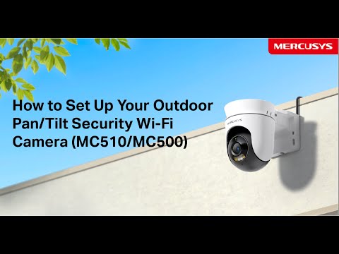 Mercusys MC510 Outdoor Pan/Tilt 2K QHD Security WiFi Camera