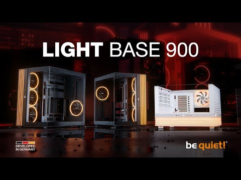 be quiet! Light Base 900 FX White Full Tower Case BGW72