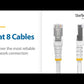 StarTech.com CAT8 S/FTP Snagless Patch Cable 25G/40G LSZH - White - 2m to 15m