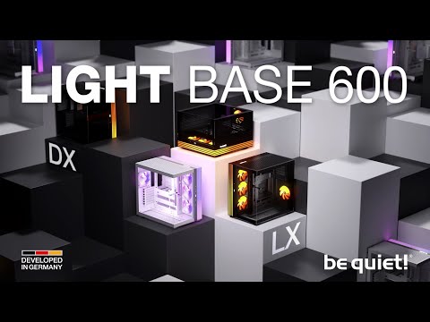 be quiet! Light Base 600 LX White Mid Tower Case BGW68