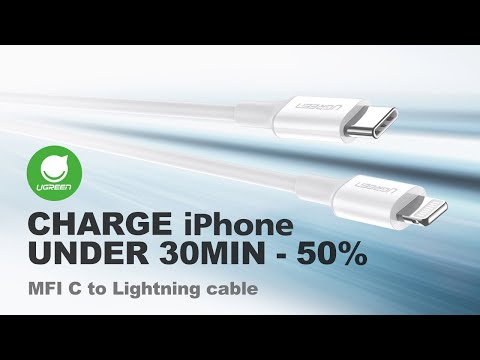 UGREEN MFi-Certified 20W charging USB C to Lightning Cable for iPhone & iPad