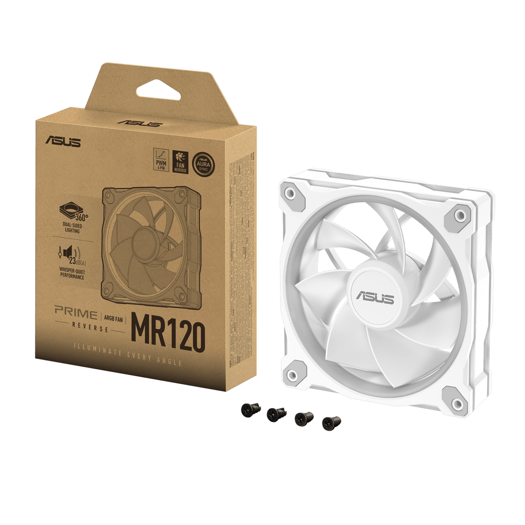 ASUS Prime MR120 ARGB Reverse Fan - Single Pack