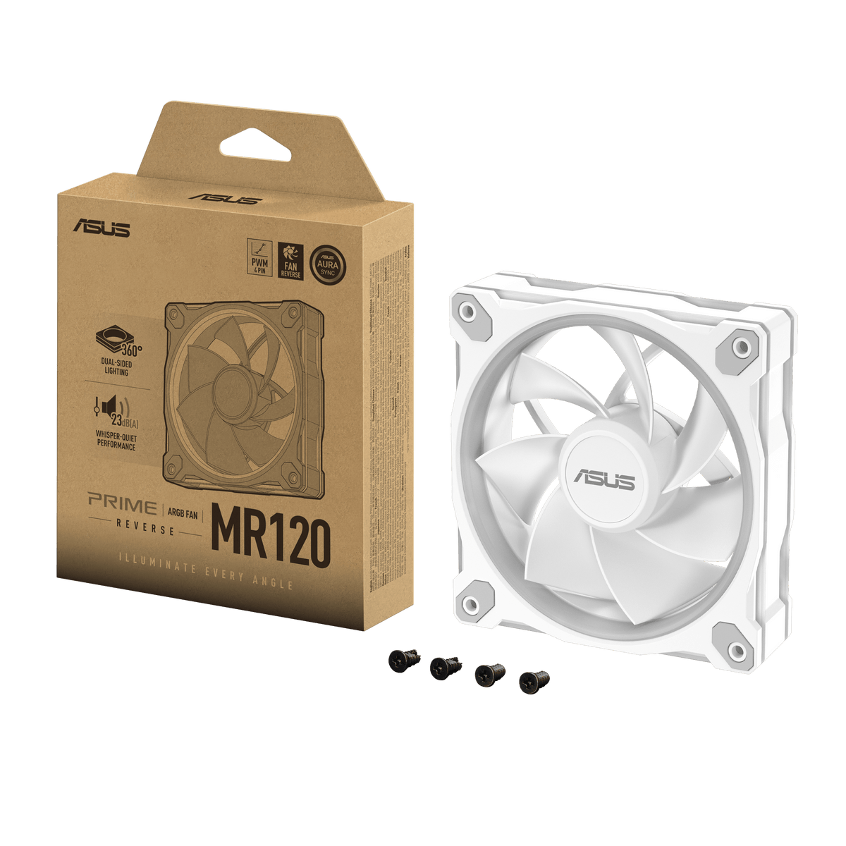 ASUS Prime MR120 ARGB Reverse Fan - Single Pack