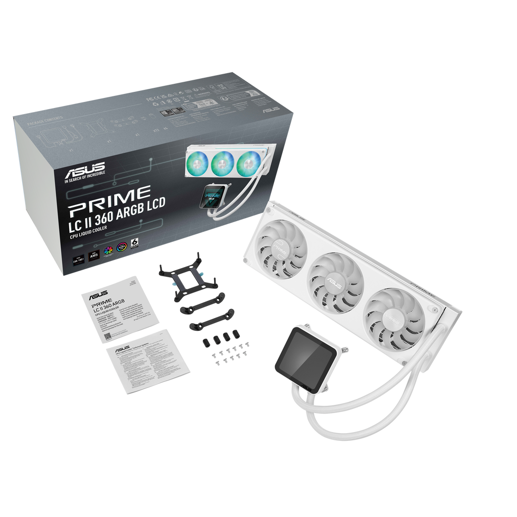 Prime LC II 360 ARGB LCD White Edition