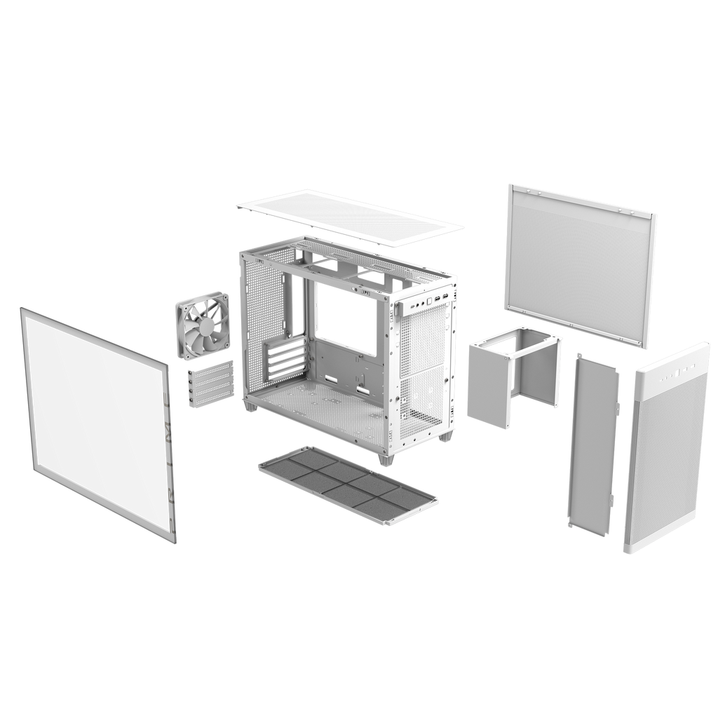 ASUS Prime AP201 Tempered Glass MicroATX Case