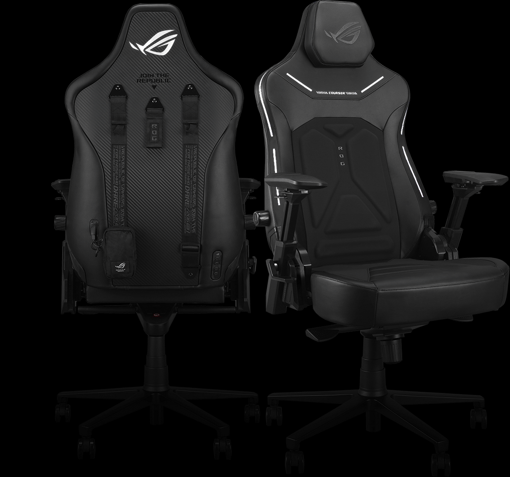 ASUS ROG Courser Gaming Chair - RGB, 4D Armrests, 155°