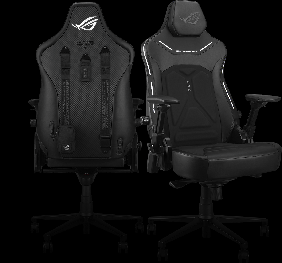ASUS ROG Courser Gaming Chair - RGB, 4D Armrests, 155°