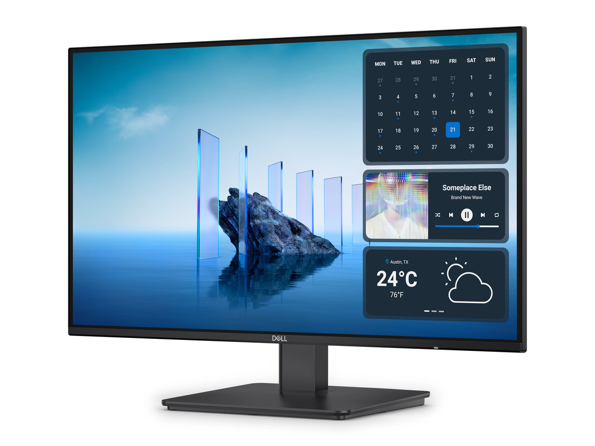 Image of left-facing, left-angled SE2726D monitor.