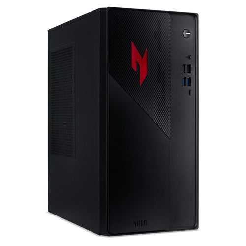 Acer NITRO 20 N20-101 Gaming Desktop - Intel Core 5-210H, 16GB, 512GB SSD, Nvidia GeForce RTX 5060, Windows 11, Black - New