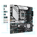 All specs of the PRIME B760M-A WIFI D4 motherboard