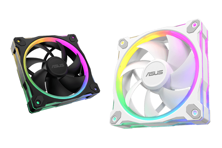 ASUS Prime MR120 ARGB fan color and blade orientation options