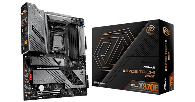 ASRock X870E Taichi Lite AM5 EATX Motherboard - DDR5, WiFi 7
