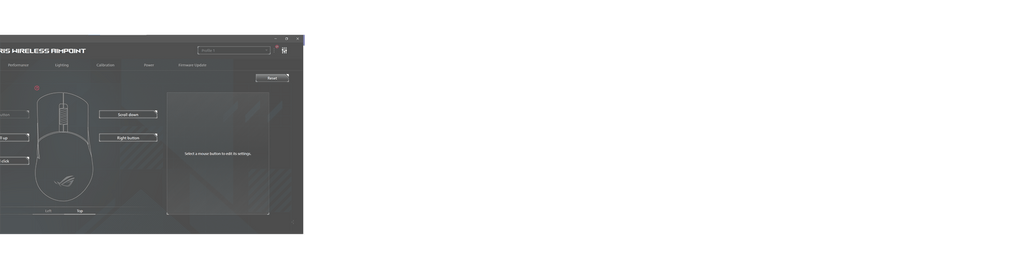 A GUI of ROG Armoury Crate