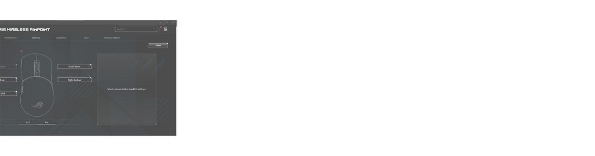 A GUI of ROG Armoury Crate
