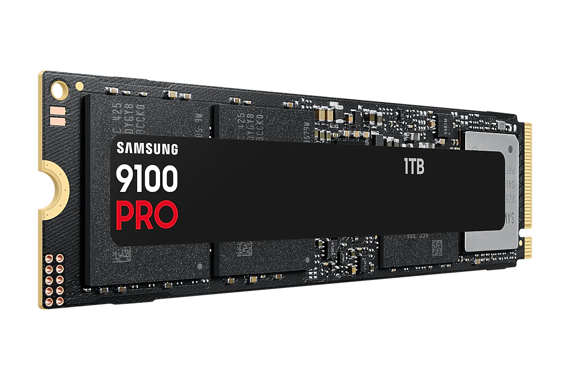 9100 PRO, PCIe 5.0, NVMe M.2 SSD L-Perspective Black 
