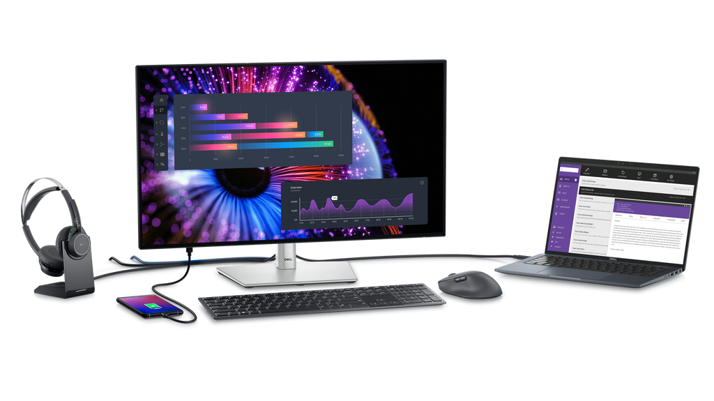 Dell UltraSharp U2724DE 27" QHD Thunderbolt 4 Hub Monitor