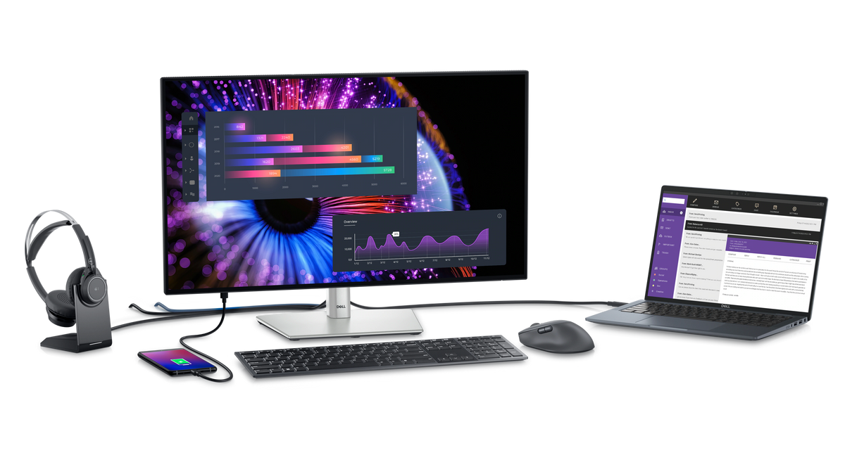 Dell UltraSharp U2724DE 27" QHD Thunderbolt 4 Hub Monitor